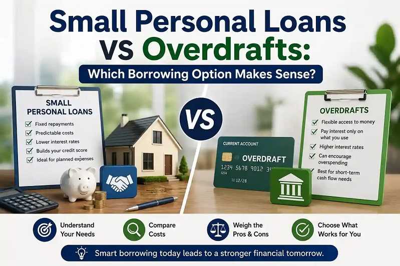 Small Personal Loans vs Overdrafts